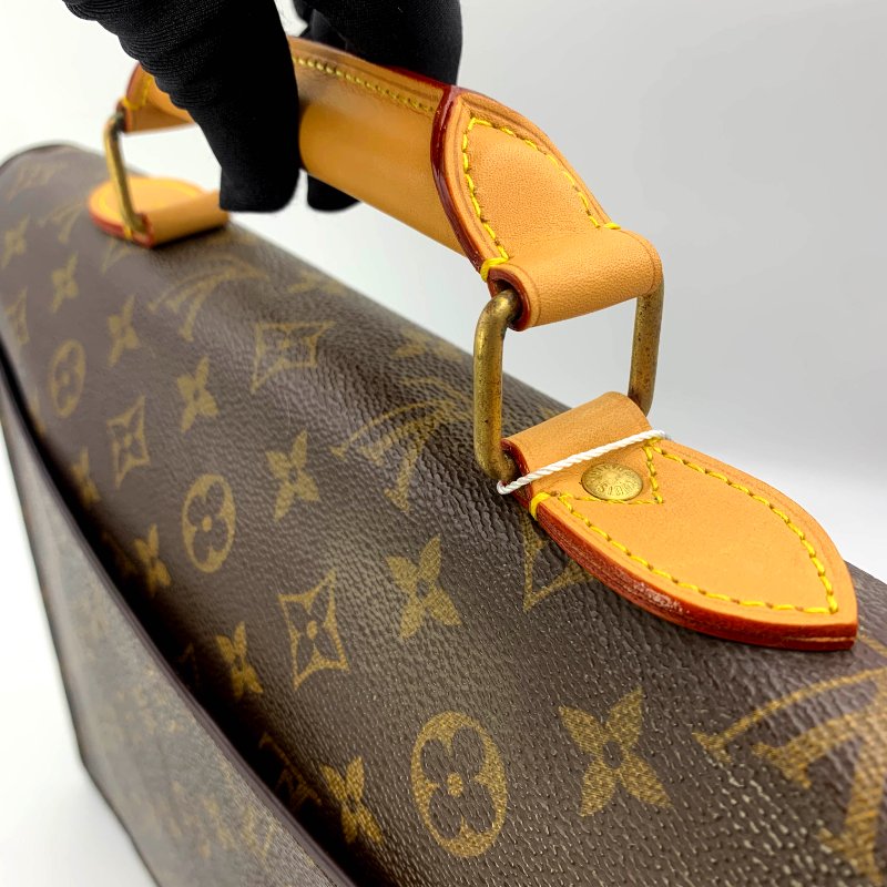 LOUIS VUITTON路易威登Conseiller老花公事包， LV，手提包，辦公包，蒙梭包，二手真品，現貨，免運-31