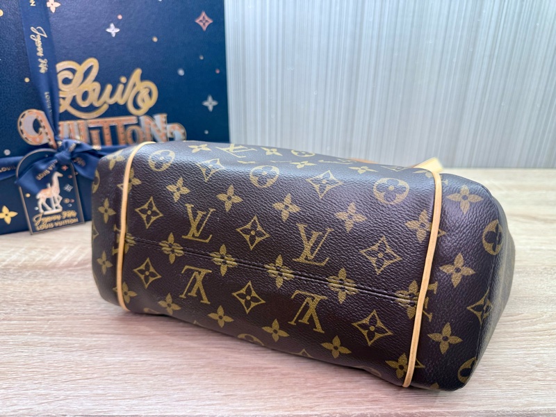 LV M41016 TOTALLY PM 小款兩側口袋拉鍊天心包肩背包-12