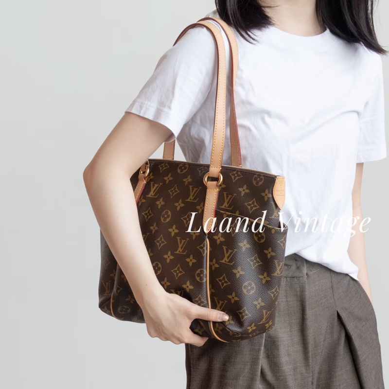 LV M41016 TOTALLY PM 小款兩側口袋拉鍊天心包肩背包-33