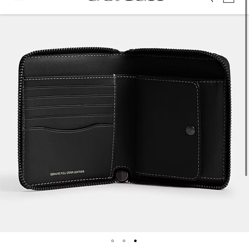 台灣專櫃全新品-Coach 短夾-中性-1