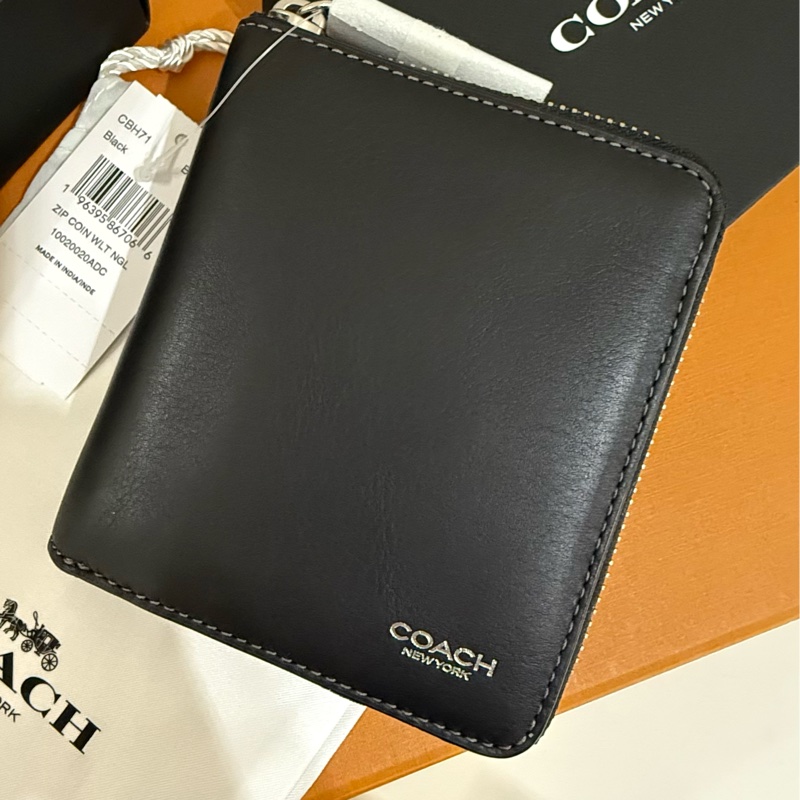 台灣專櫃全新品-Coach 短夾-中性-8