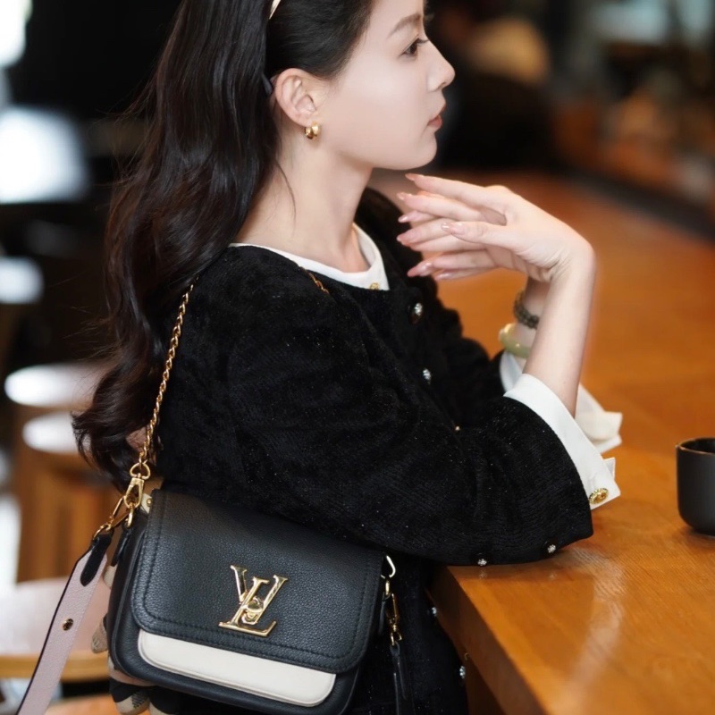 LV lockme tender郵差包芯片款23*17*9cm 全新閒置配件塵袋盒子-1