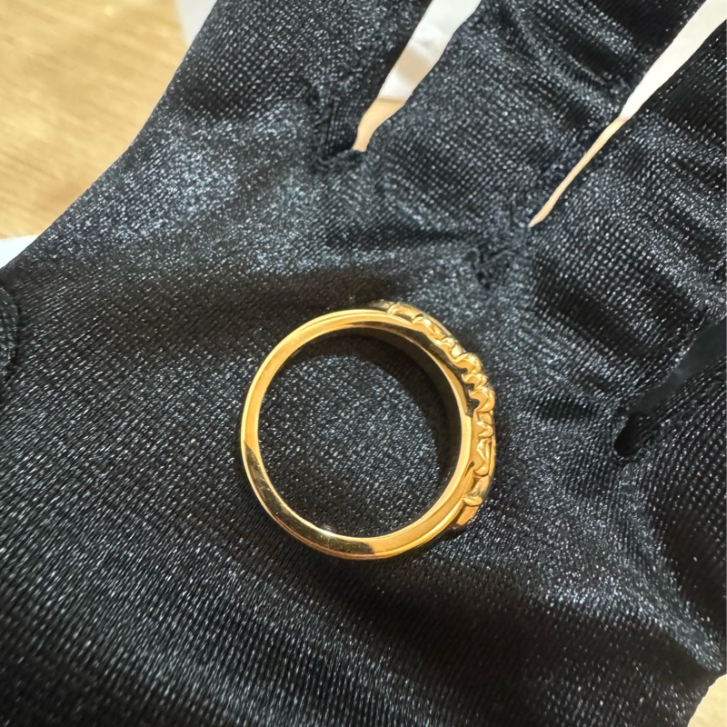 chrome hearts BABYCLSC克羅心22k白鑽十字花戒指-4