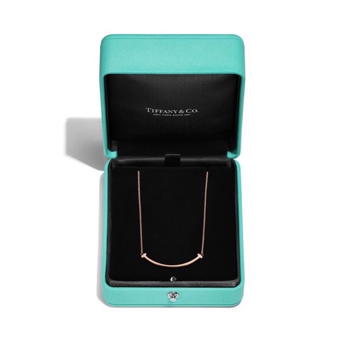 【經典必備】Tiffany & Co. T Smile 玫瑰金微笑項鍊 (小號) ｜戴上它，天天擁有好心情-2