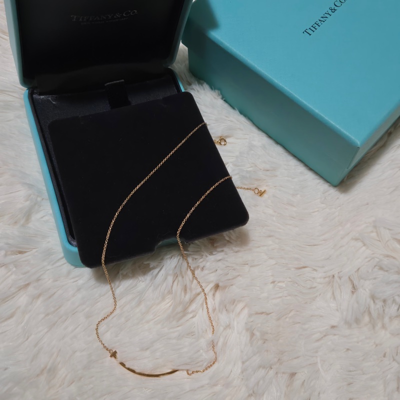 【經典必備】Tiffany & Co. T Smile 玫瑰金微笑項鍊 (小號) ｜戴上它，天天擁有好心情-4