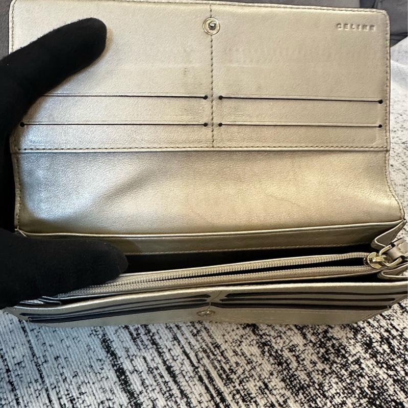 CELINE 皮革長夾-2