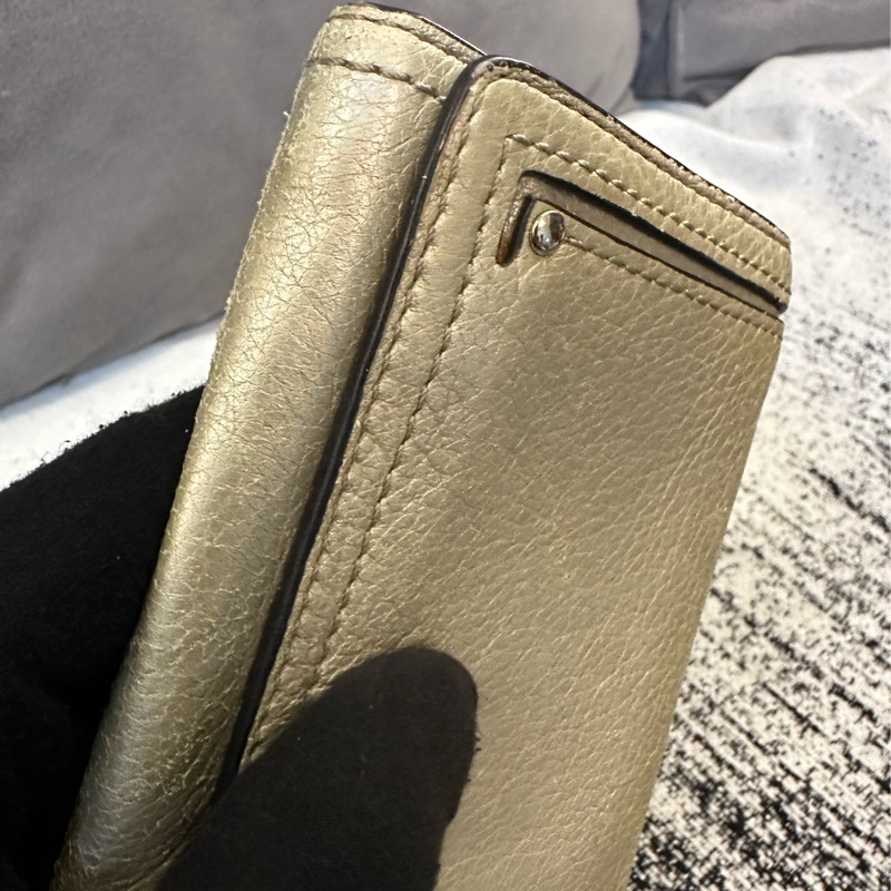 CELINE 皮革長夾-8