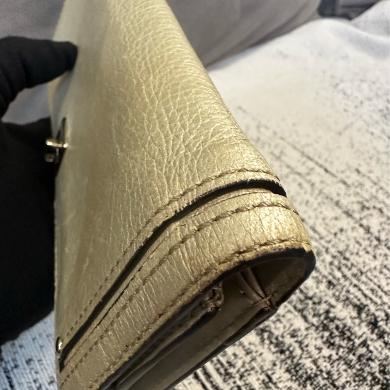 CELINE 皮革長夾-10