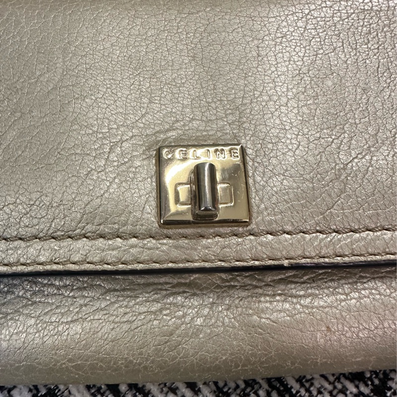 CELINE 皮革長夾-19