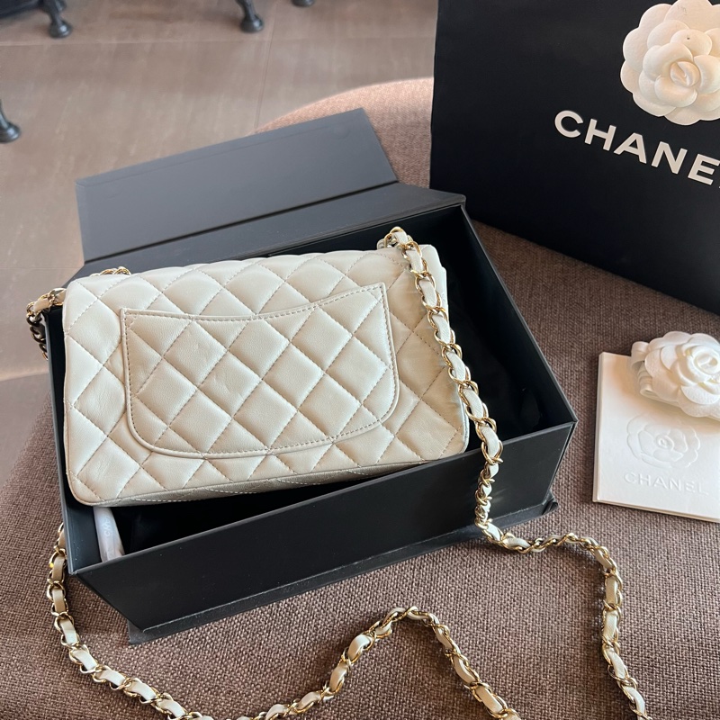 📢二手近全新 每個女孩一定要入坑投資的小香🩶Chanel香奈兒 高級灰金釦CF20 新式芯片款 正品-1