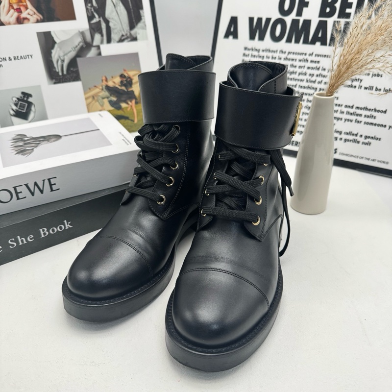 98新 LV路易威登 wonderland黑金短靴 36碼-12