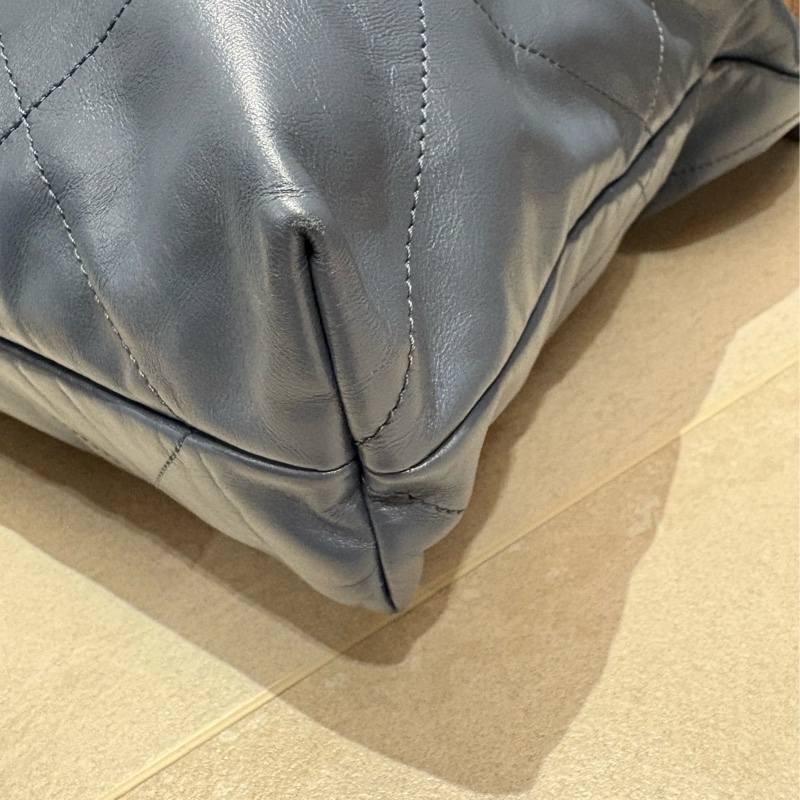 Chanel 22 香奈兒 中號 莫蘭迪藍-4