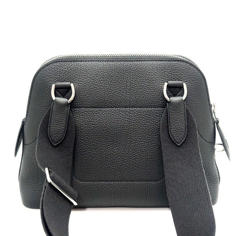 HERMES Bolide Messenger石板灰銀扣肩背斜背郵差包26*20*9 全新閒置配件塵袋鑰匙鎖-4