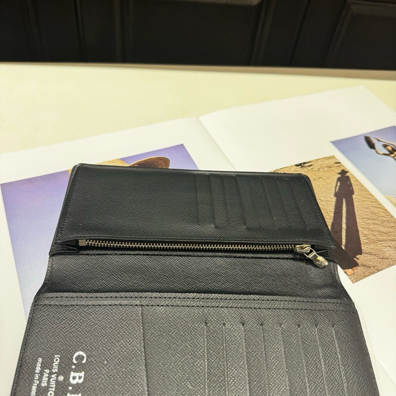 99新 Lv 棋盤格錢包長錢包-11