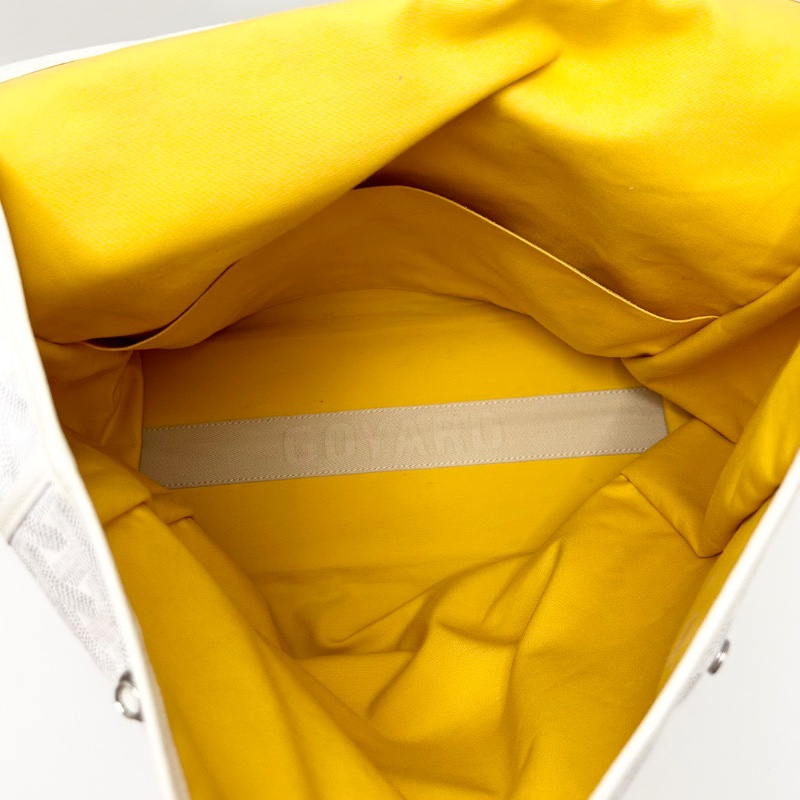 GOYARD 經典saintlegarY字滿印可折疊白色後背包33.5*36*15 98新配件塵袋-2