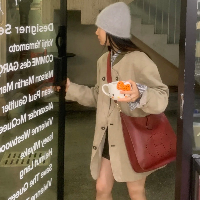 Hermes Evelyne 大號  Tc皮32*33  99新配件塵袋-0