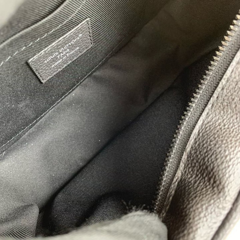 LV  Soft Trunk 馬賽克黑盒子包 芯片款18.5*13 98新配件塵袋-2