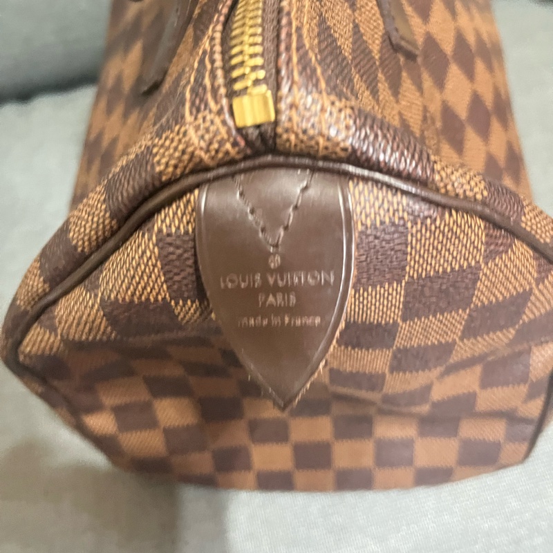 Louis Vuitton Speedy 30 帆布波士頓手提包#鎖頭🔒/鑰匙🔑-32