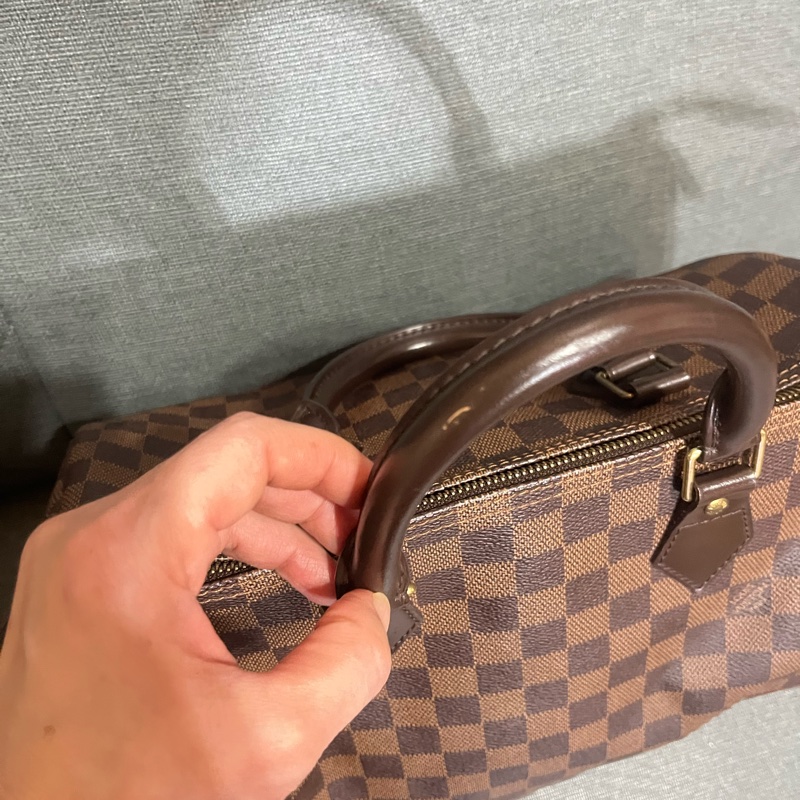 Louis Vuitton Speedy 30 帆布波士頓手提包#鎖頭🔒/鑰匙🔑-33