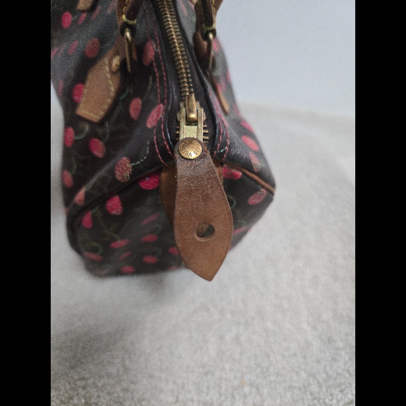 Louis Vuitton LV speedy 25 櫻桃包 絕版現貨🍒 LV x 村上隆 聯名限量 櫻桃包 Speedy 25-13
