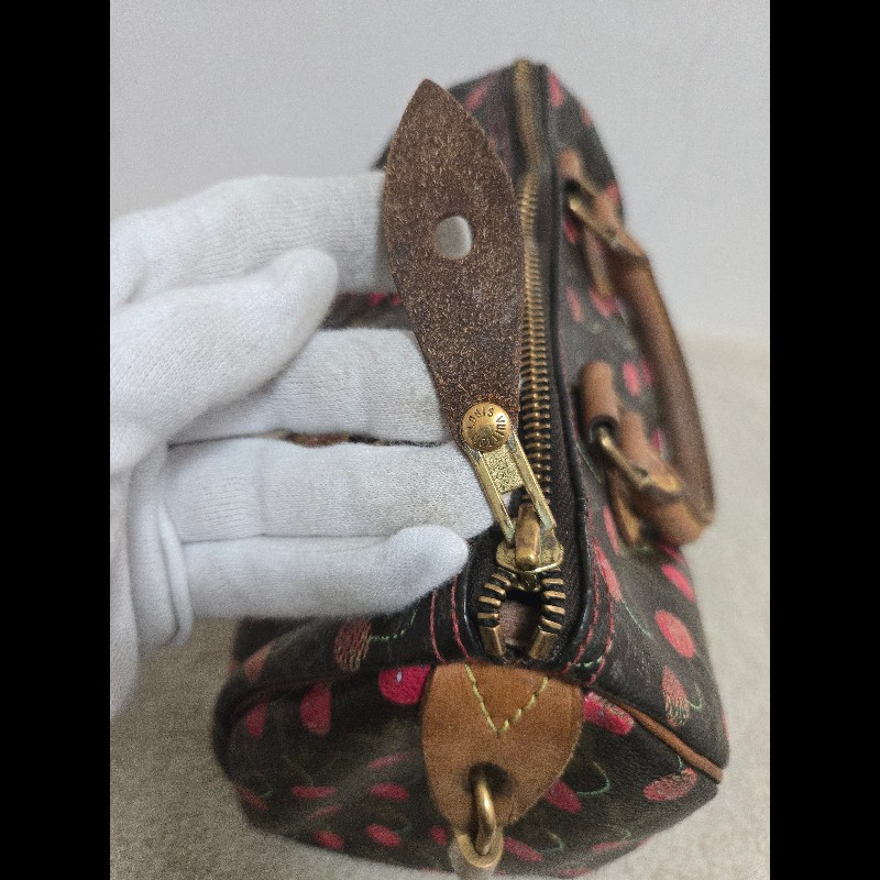 Louis Vuitton LV speedy 25 櫻桃包 絕版現貨🍒 LV x 村上隆 聯名限量 櫻桃包 Speedy 25-19