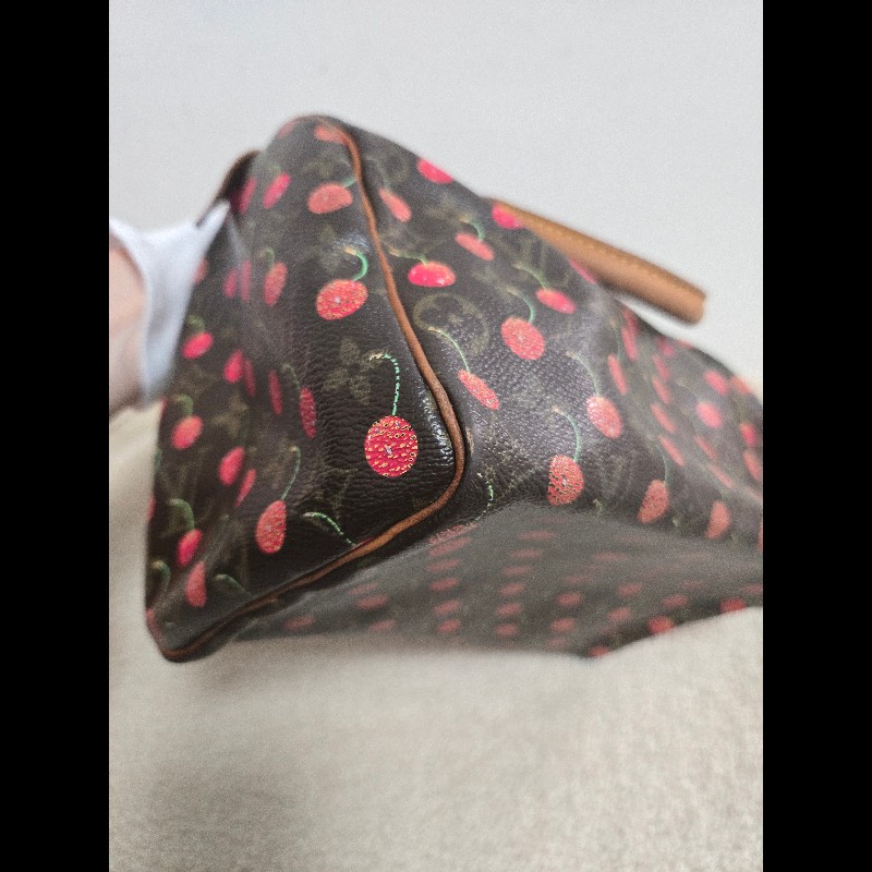 Louis Vuitton LV speedy 25 櫻桃包 絕版現貨🍒 LV x 村上隆 聯名限量 櫻桃包 Speedy 25-27