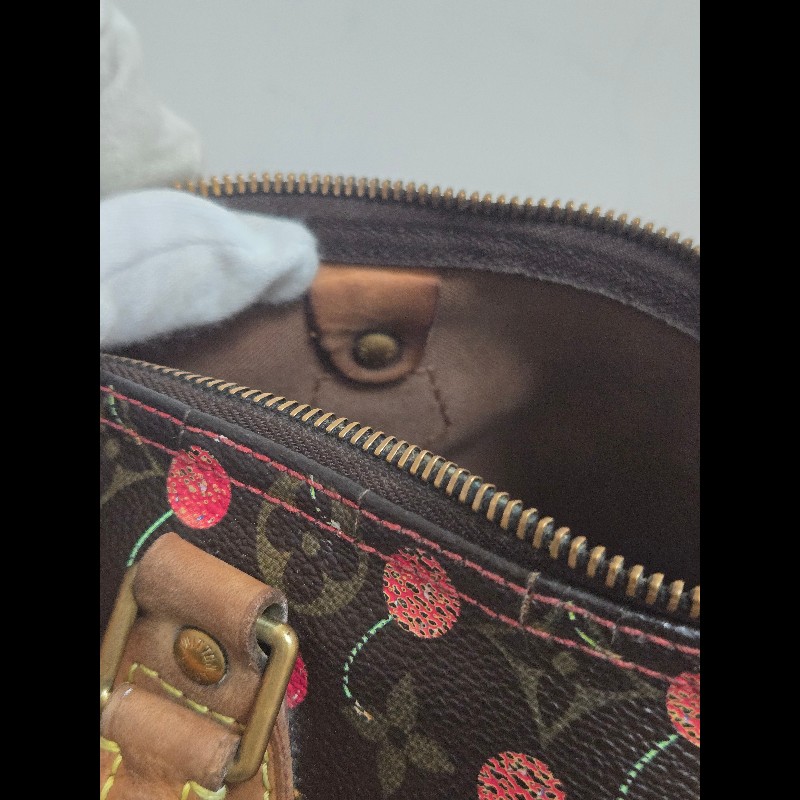 Louis Vuitton LV speedy 25 櫻桃包 絕版現貨🍒 LV x 村上隆 聯名限量 櫻桃包 Speedy 25-47
