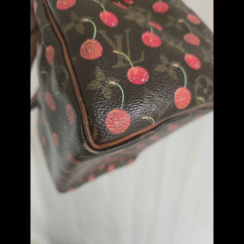 Louis Vuitton LV speedy 25 櫻桃包 絕版現貨🍒 LV x 村上隆 聯名限量 櫻桃包 Speedy 25-30