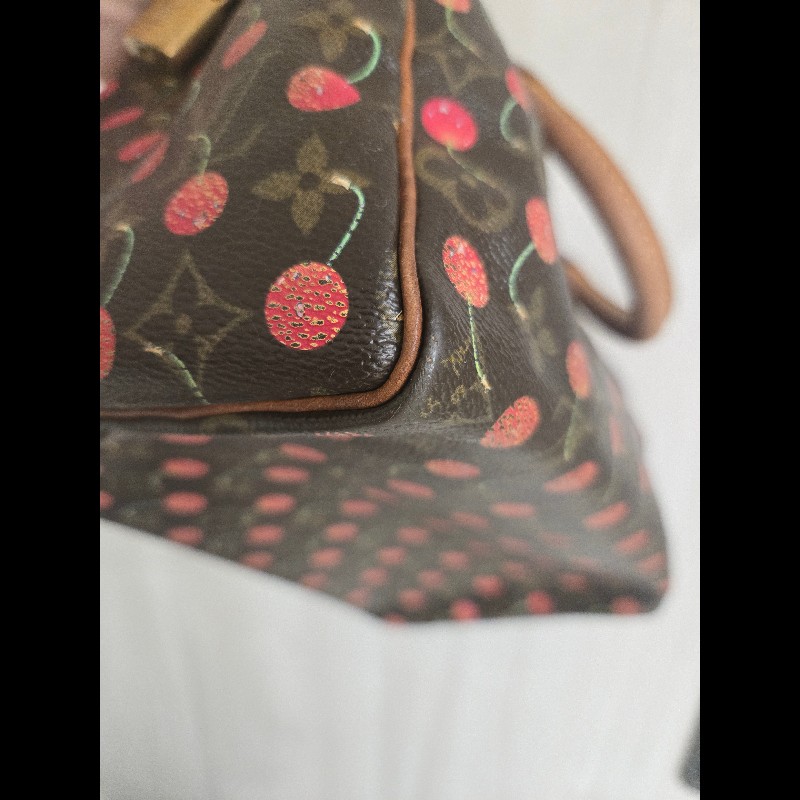 Louis Vuitton LV speedy 25 櫻桃包 絕版現貨🍒 LV x 村上隆 聯名限量 櫻桃包 Speedy 25-31