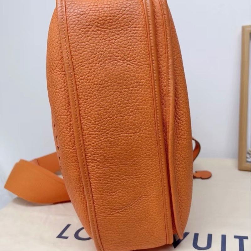 愛馬仕/Hermes Evelyne 伊芙琳 尺寸29 框N 愛馬仕橙 銀扣 底長29-9