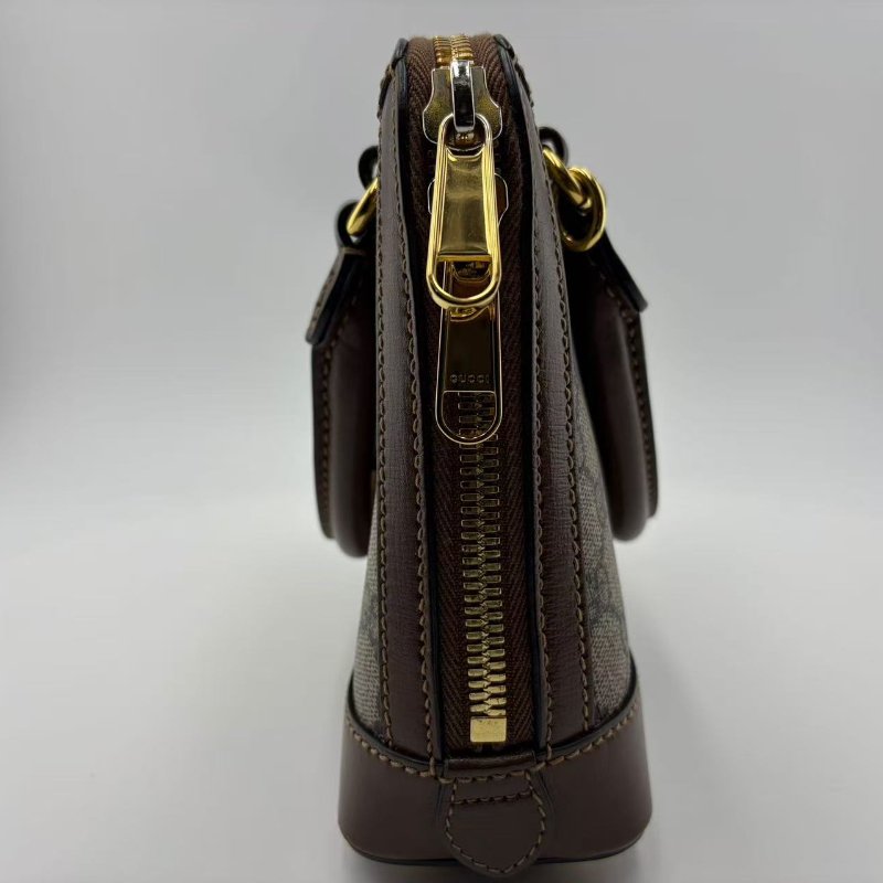 古馳 1955 系列馬銜扣老花貝殼包-2