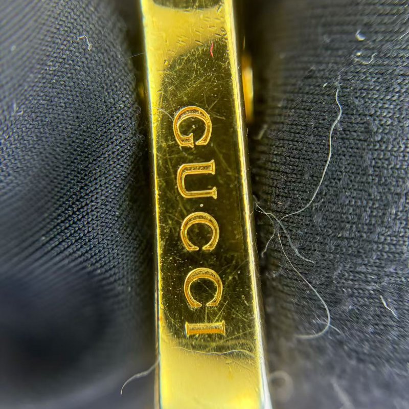 古馳 1955 系列馬銜扣老花貝殼包-15