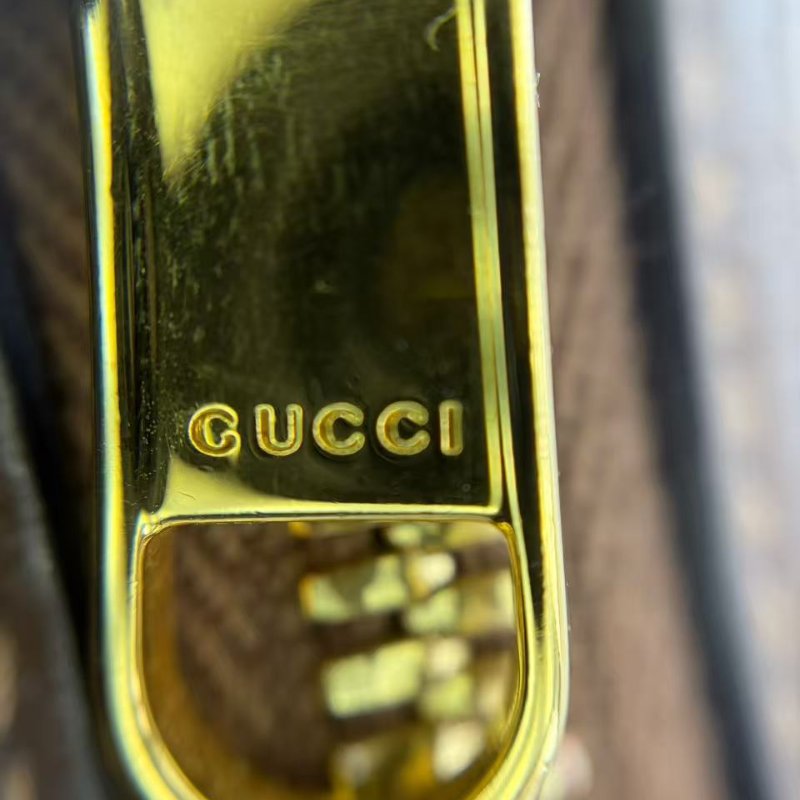 古馳 1955 系列馬銜扣老花貝殼包-21