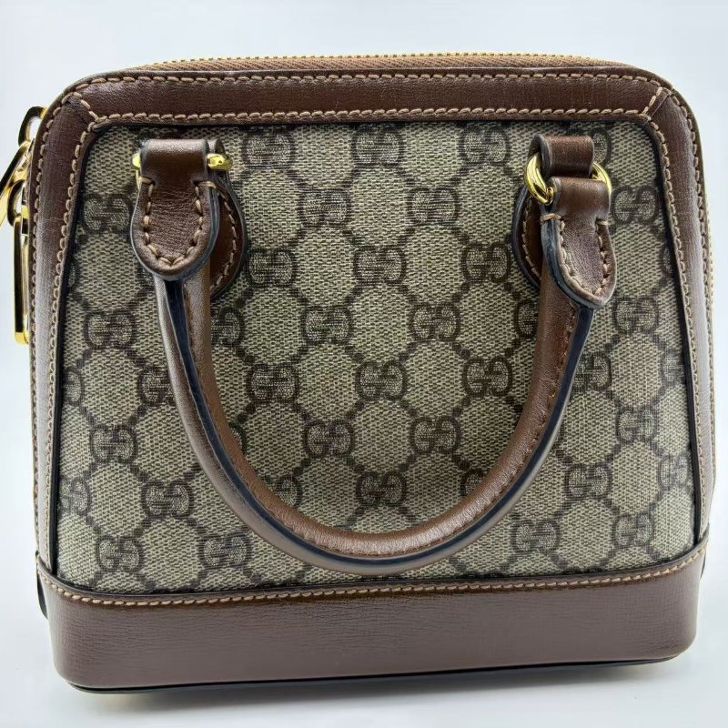 古馳 1955 系列馬銜扣老花貝殼包-24