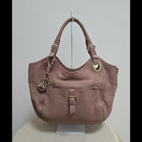 Dior 迪奧 Bee 蜜蜂系列 Hobo 肩背包 氣質玫瑰粉 附原廠標籤