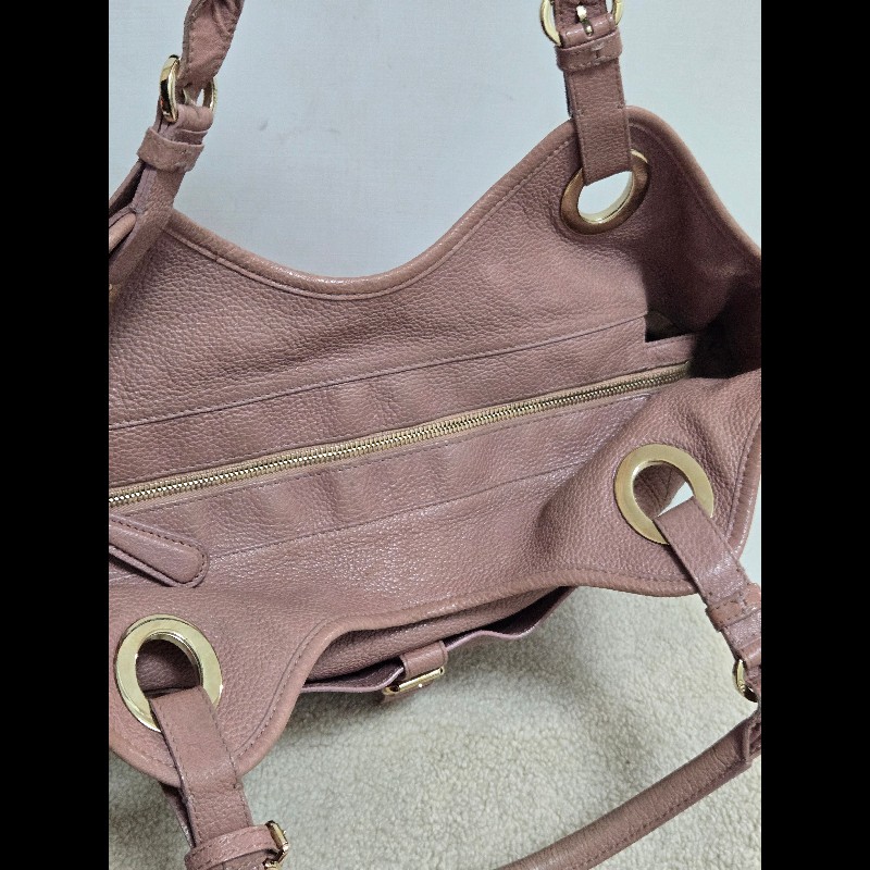 Dior 迪奧 Bee 蜜蜂系列 Hobo 肩背包 氣質玫瑰粉 附原廠標籤-9