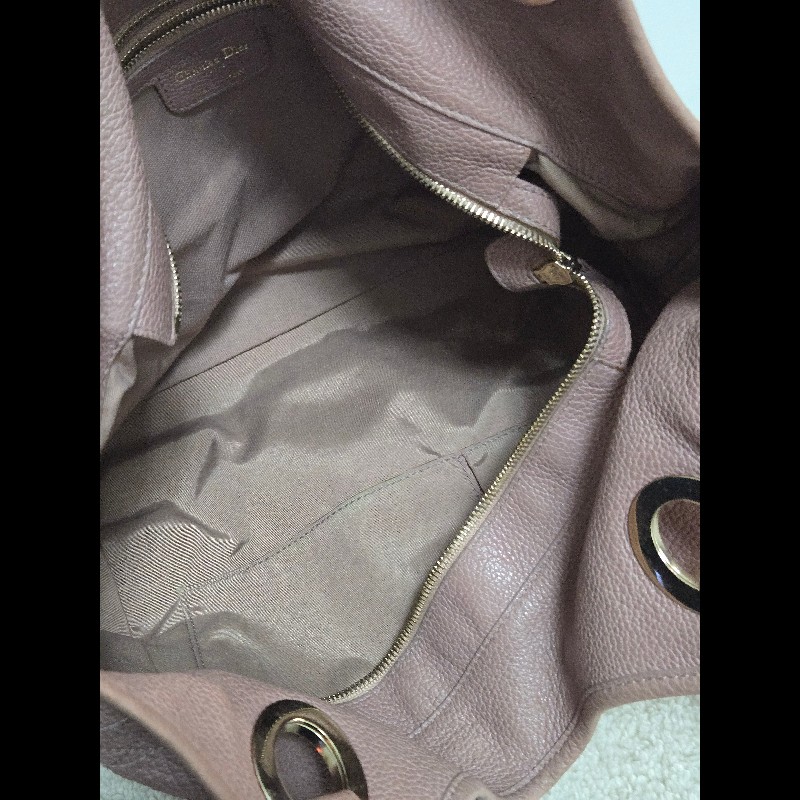 Dior 迪奧 Bee 蜜蜂系列 Hobo 肩背包 氣質玫瑰粉 附原廠標籤-15