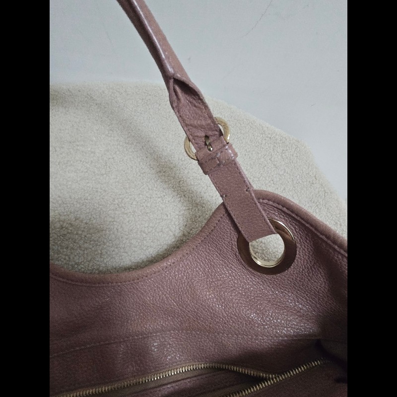 Dior 迪奧 Bee 蜜蜂系列 Hobo 肩背包 氣質玫瑰粉 附原廠標籤-27