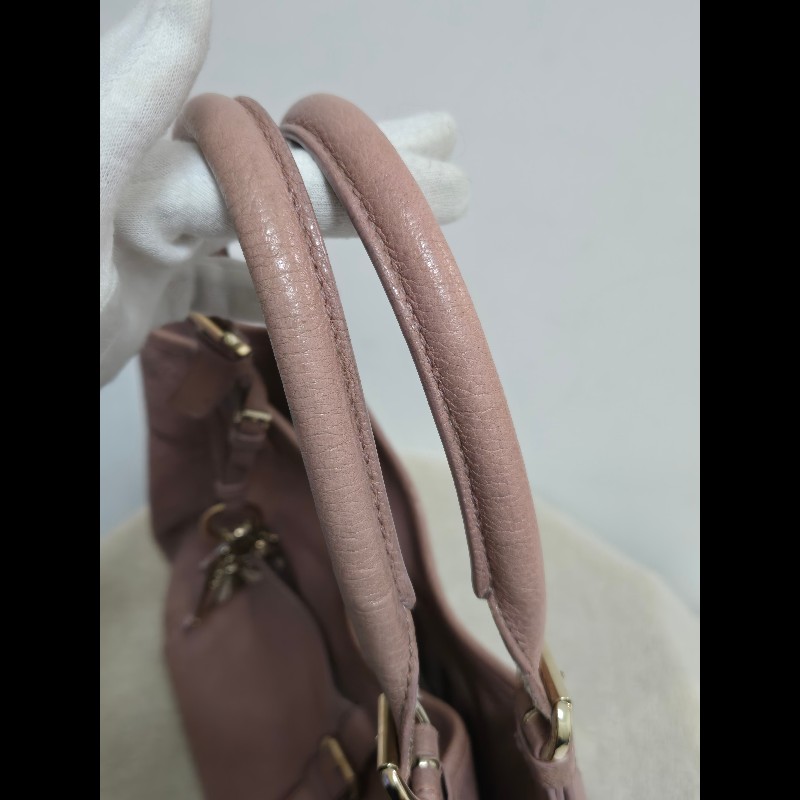 Dior 迪奧 Bee 蜜蜂系列 Hobo 肩背包 氣質玫瑰粉 附原廠標籤-28