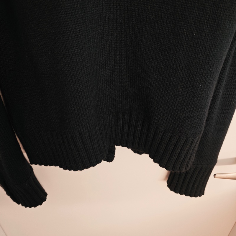 Burberry 黑色羊毛外套-7