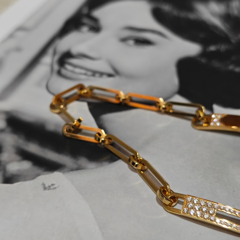 Hermes Kelly chain 半鑽手鏈 XS-7