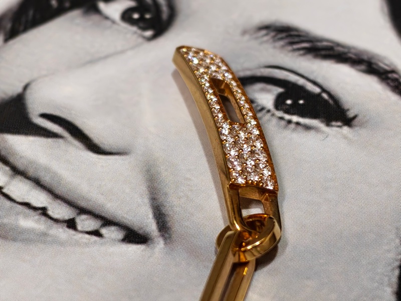Hermes Kelly chain 半鑽手鏈 XS-14