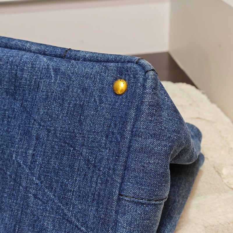 Prada 牛仔沙灘托特包-11