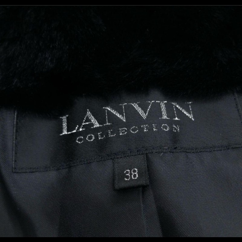 原價8萬6／LANVIN 女神長版風衣／內有90%鵝絨襯裡-4