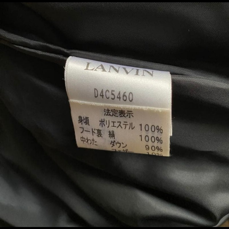 原價8萬6／LANVIN 女神長版風衣／內有90%鵝絨襯裡-9