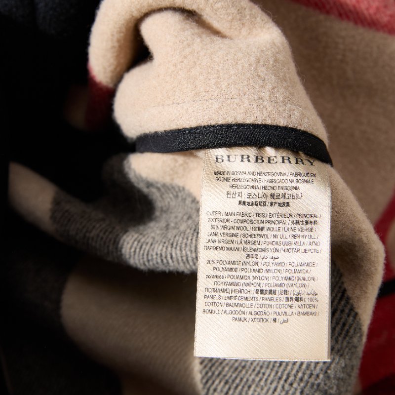 ❤️BURBERRY 經典黑色 牛角釦長大衣-8