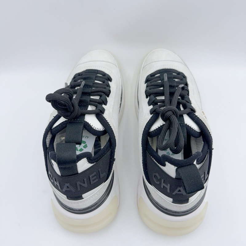 98新/香奈兒/37碼/熊貓拼色運動休閒鞋/-3