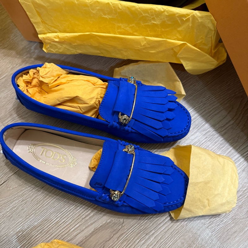 瑞奇二手精品 Tods 樂福鞋 豆豆鞋 僅試穿37.5 定價25000-1