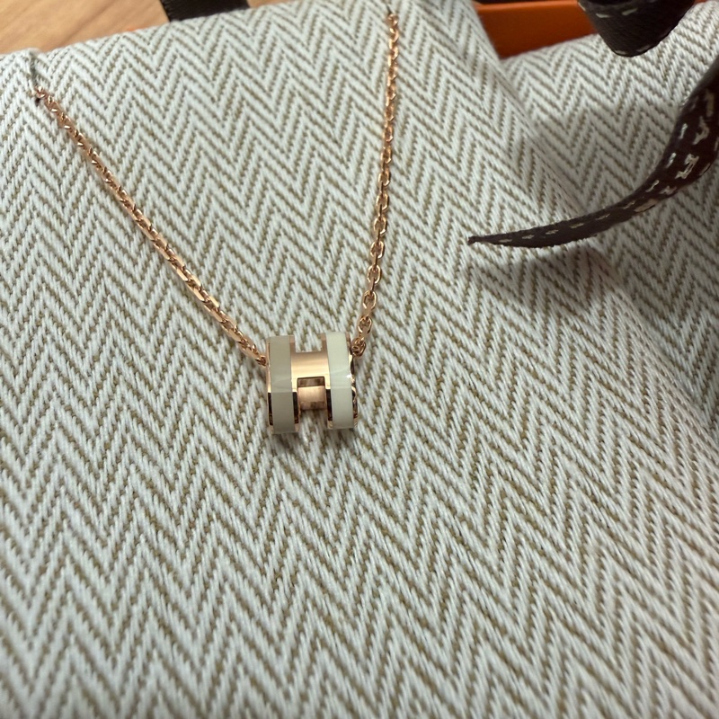 Hermes Mini pop 拼色撞色 經典項鍊-3
