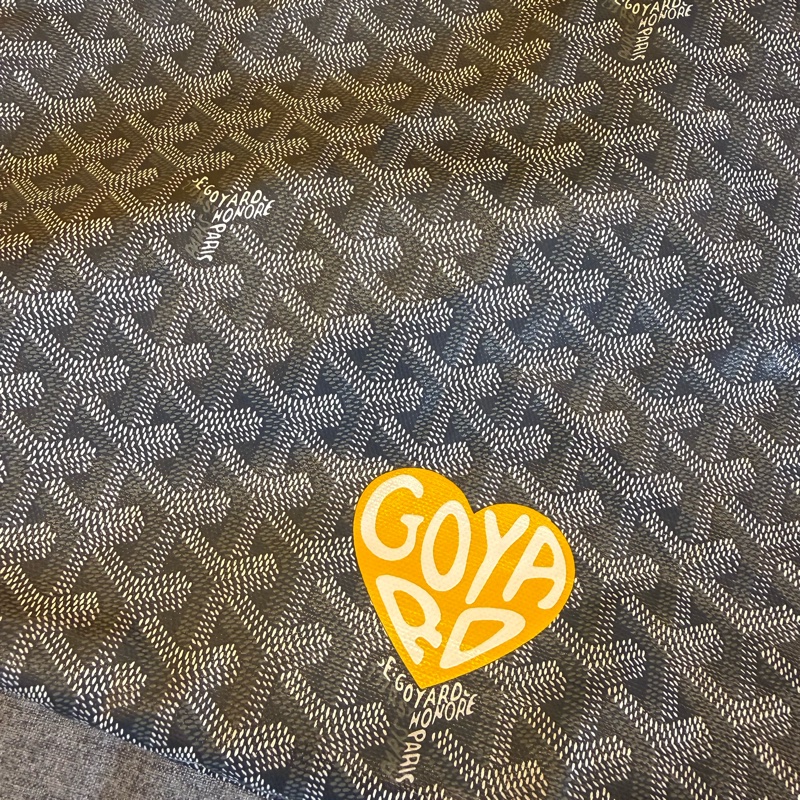 goyard hobo灰色 愛心塗鴉款-0